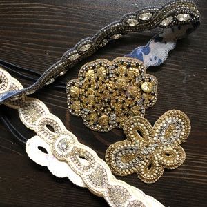 Group of 4 Anthropologie hair accessories